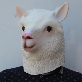

The Animal alpaca mask Halloween high grade latex masks