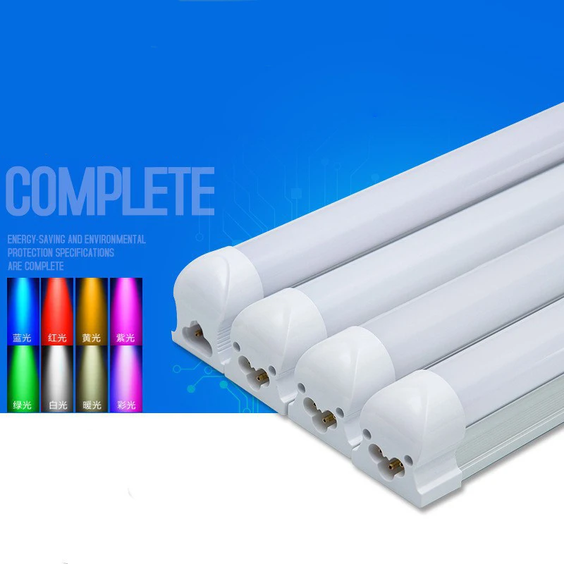 

30PCS T8 LED Integrated Lamp 0.3m 0.6m 0.9m 1.2m 4ft Waterproof AC 85-265v Fluorescent Tube For Fish Tank/ Freezer RGB Colour