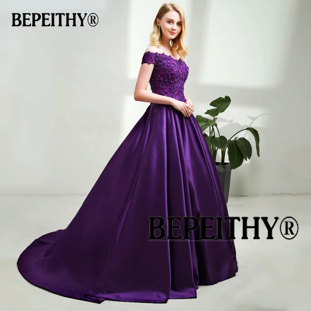 BEPEITHY, на заказ, vestido de festa, с v-образным вырезом, темно-синее, кружевное, расшитое бисером, винтажное платье для выпускного вечера, с открытыми плечами, длинное вечернее платье - Цвет: photo color