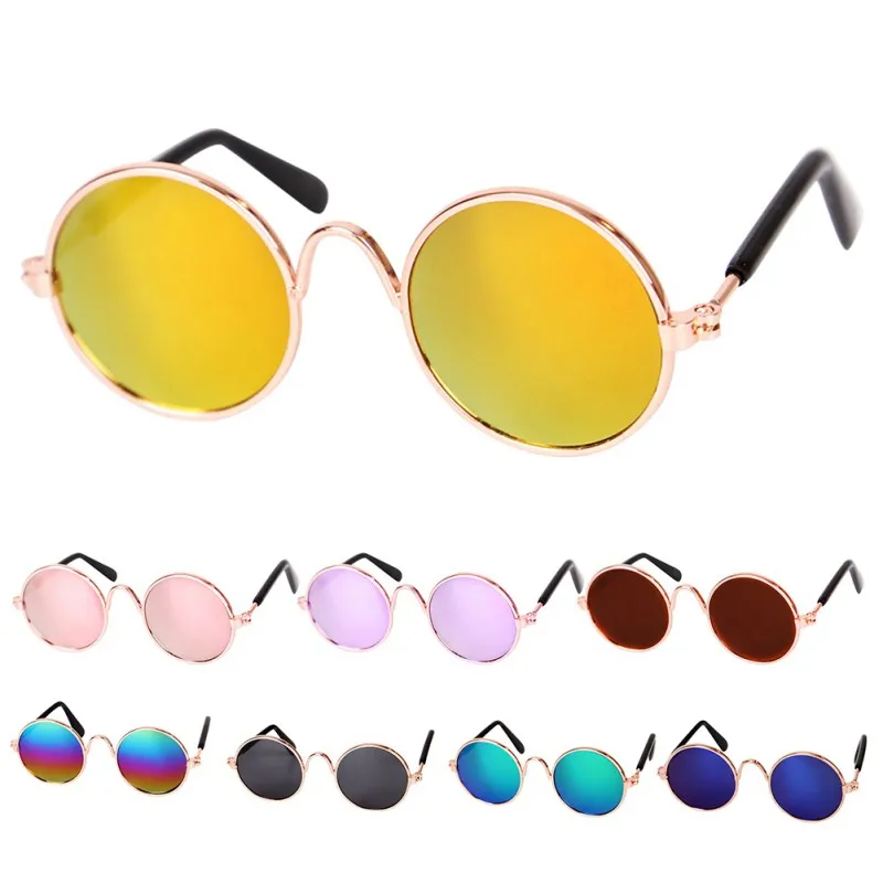 UV400 Защитные солнечные очки для домашних животных, кошек, собак, большие собачьи очки, кошачьи очки для домашних животных, складные солнечные устойчивые очки, фото продукта