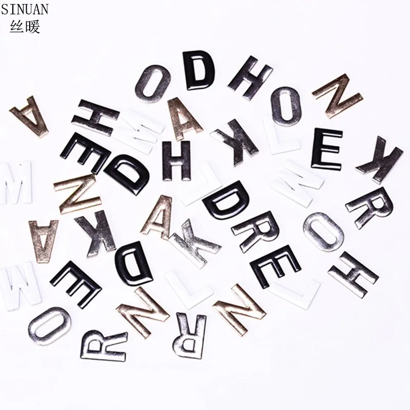 

SINUAN Metal Rivets Letter Rivets 26Mm Hotfix Punk Spike Crafts Accessories 200Pieces/Lot Metal Studs For Bags Diy Iron Studs