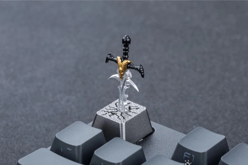 Для Dota Frostmourne Sword Keycaps ESC OEM подсветка 3D подсветка алюминиевые металлические клавиши на клавиатуру для механической игровой клавиатуры