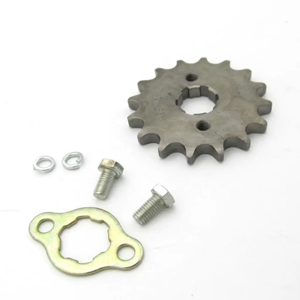16T Teeth 428 Drive Chain Front Sprocket Cog for Pit Trail Dirt Bike ATV Quad Buggy Motorcycles Drive Gears Accessories 20mm