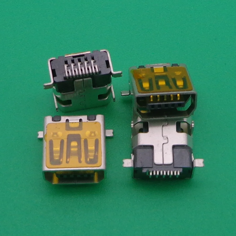 

10X Mini 10 Pin USB Female socket Connector with Locating peg for repair mobile camera MP3 MP4 MP5 Phone, Tablet PC Netbook