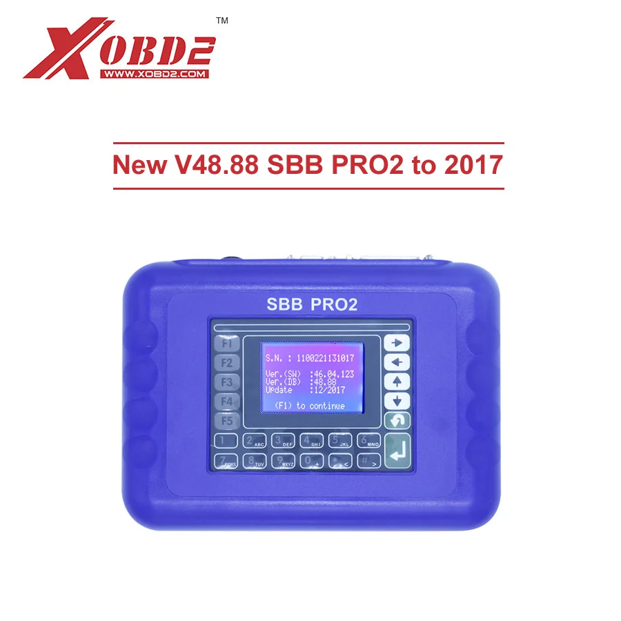 Программатор ключей V48.88 SBB PRO2 с 1024 токенами для программирования автоключей от OBD2