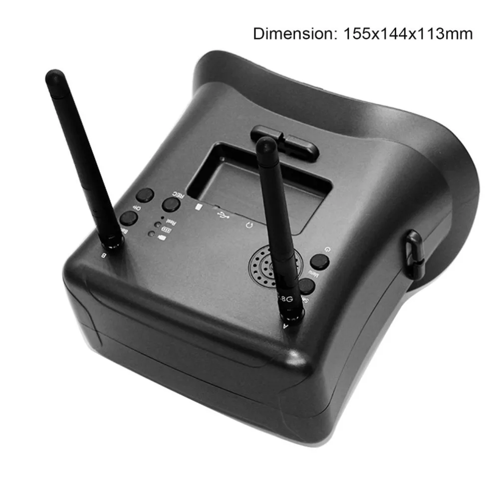 FPV 008D DVR очки с DVR 5,8G 40CH 480*272 разнообразие видео очки для RC квадрокоптера мультикоптера