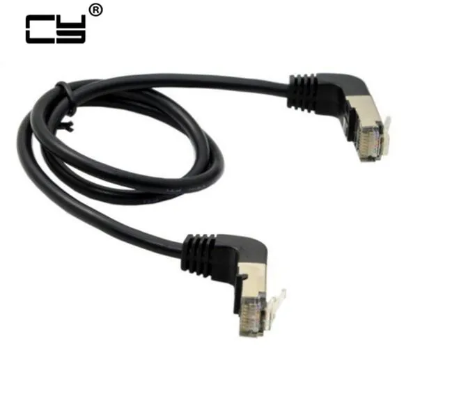 Elbow Down &amp Up Angled 90 Degree cat5e 8P8C FTP STP UTP Cat 5e Ethernet Network Cable RJ45 Lan Patch Cord 0.4m 1m 2m 3m 5m Angle |