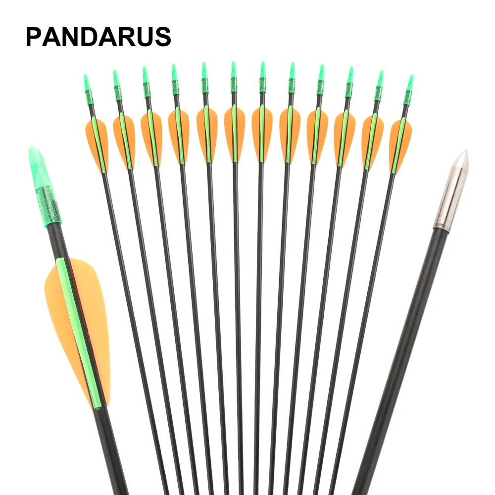 PANDARUS 6/12/24 шт Дартс 30 дюймов Стекловолоконные стрелки диаметром 6 мм с