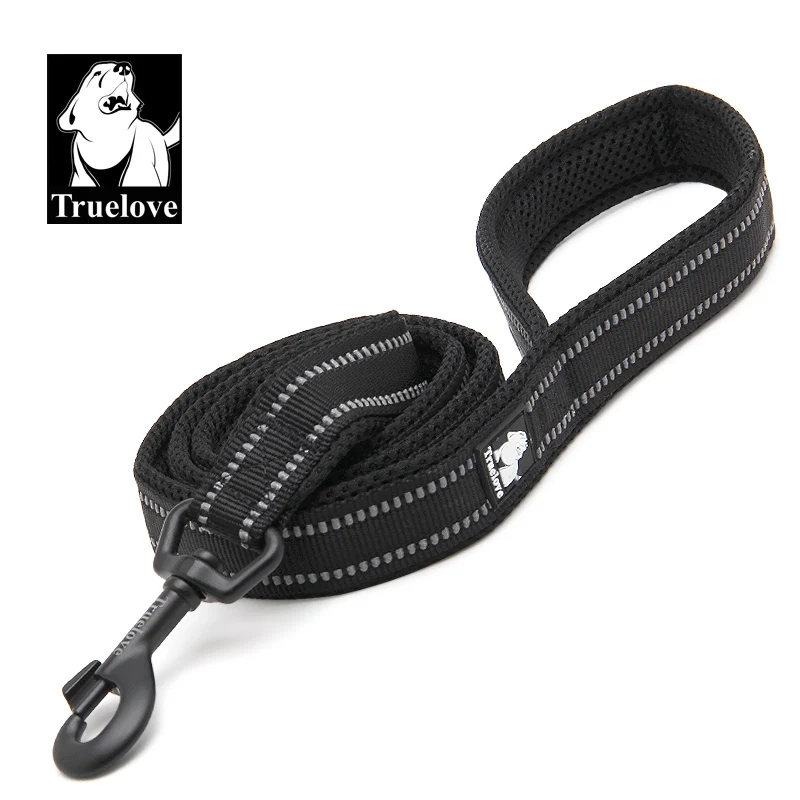 Truelove Reflective Nylon Mesh Pet Leash & Harness - Soft, Adjustable, Multicolor, 110cm