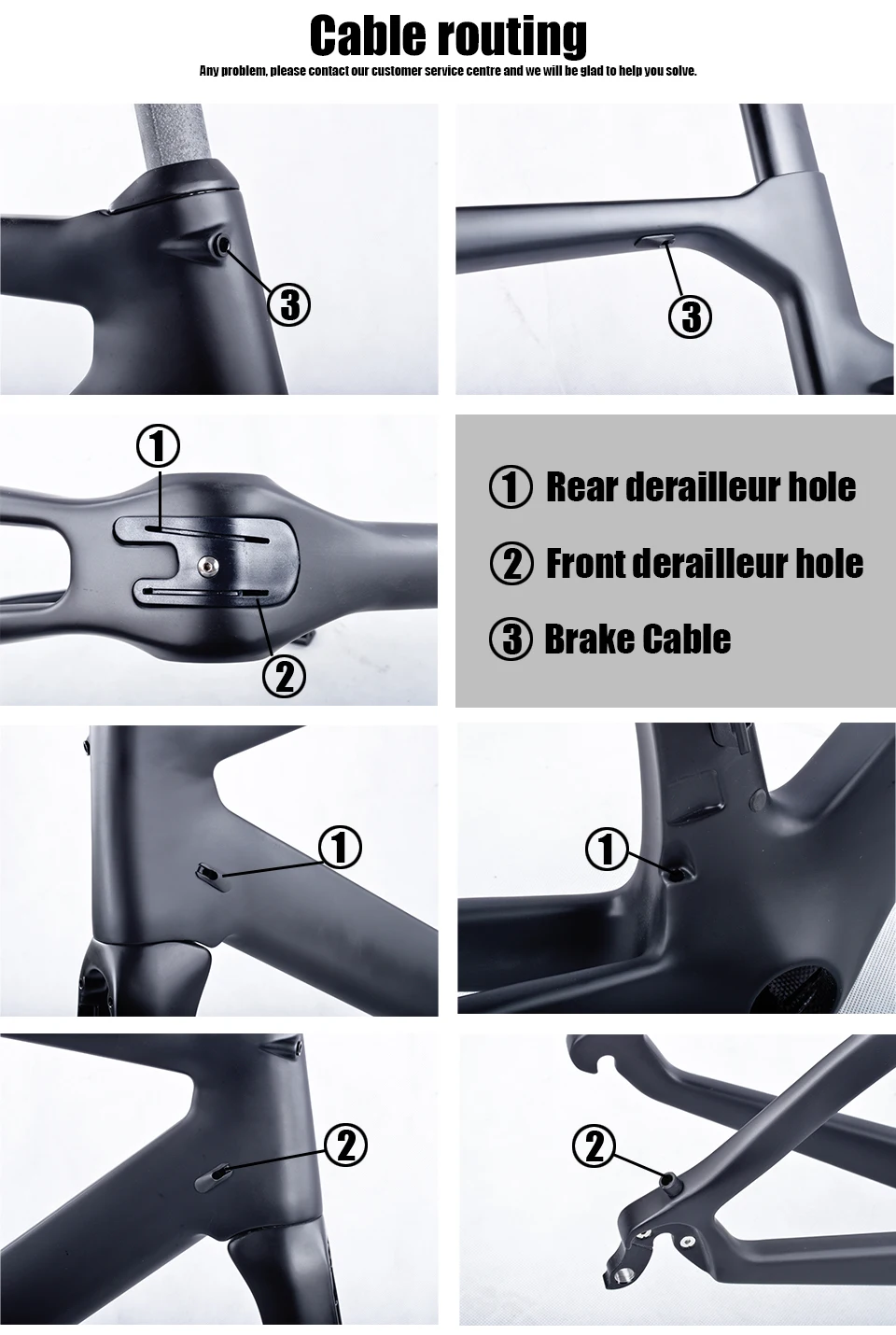 Discount Tideace X brake full carbon racing frame road bike frames bike frameset 45/48/50/52/54/56cm carbon bicycle frame 6