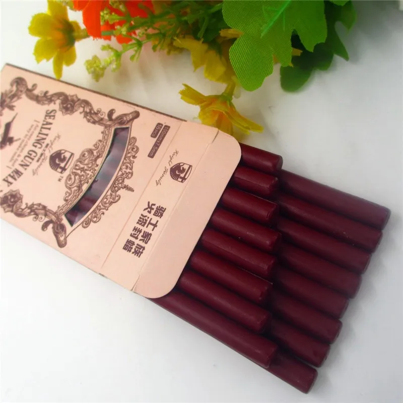 16pcs High Quality Mini Sealing Wax Stick Retro Seal Stamp Vintage Wax Stick Sellado Sax palillo sello de la cera high quality