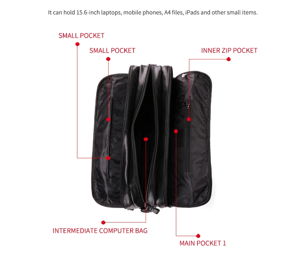 Joyir из натуральной кожи Для Мужчин's Портфели 15 "ноутбук сумки модные Для мужчин сумка через плечо большой Ёмкость мужской Портфели Сумки из