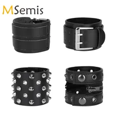 Женские и мужские нарукавники из искусственной кожи, нарукавники, нарукавники, регулируемые нарукавники, нарукавники