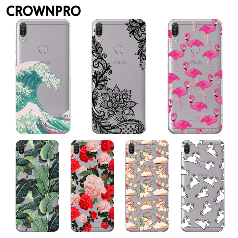 

CROWNPRO Soft ASUS Zenfone Max Pro M1 Case Cover TPU Silicone Phone 6.0" Case ASUS Zenfone Max Pro M1 ZB602KL ZB601KL X00TD