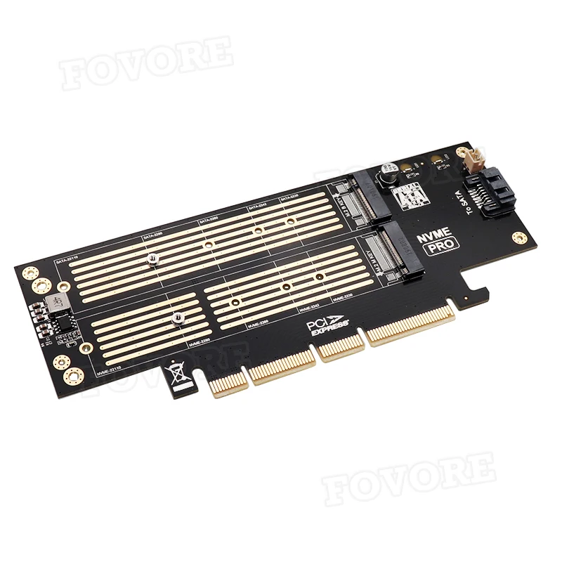 NGFF M.2 SSD NVMe PCIe adapter M2 NGFF SSD NVME M2 PCIe M.2 PCI e adapter m.2(NVMe)+NGFF with fan Aluminum enclosure