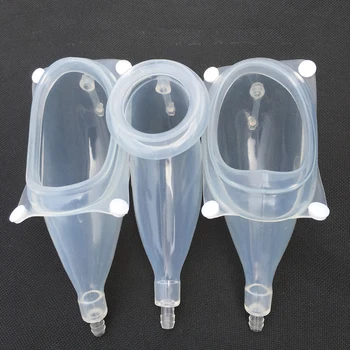 

High quality male/female soft silicone urine collector hemiplegia breathable urinary incontinence disabled 4 urine bagSZ