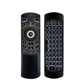 

2.4Ghz Wireless Keyboard Fly Air Mouse Somatosensory Gyro Remote Dual Size Backlit Keypad for Computer Android TV Box