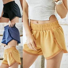 Женские спортивные шорты быстросохнущие дышащие свободные для лета пляжные Йога Фитнес MC889