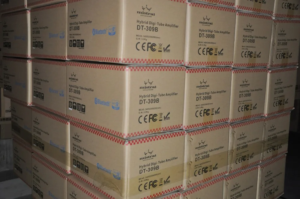 Mistral DT-309B Tube Amplifier with Bluetooth v4.0, 24bit/192kHz DAC, Headphone Amp & Pre Amp