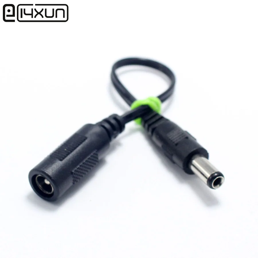 

1pcs 5.5x2.1mm Female jack to 5.5x2.5mm Male Plug DC Charger Power Supply Adapter Converter Connector with 15cm Cable