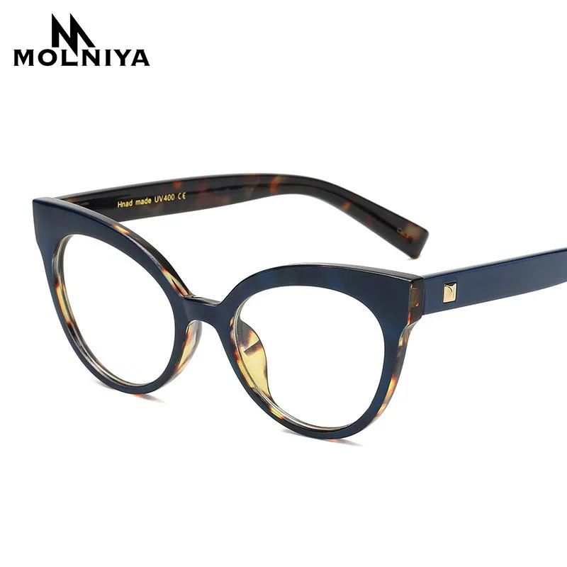 

MOLNIYA 2019 Fashion Reading Eyeglasses Optical Glasses Frames New Glasses Women Frame Ultra Light Frame Clear Glasses