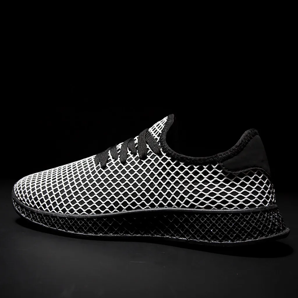 Новинка 2019 двухцветная сетчатая обувь мужская женская дышащая Летняя Спортивная