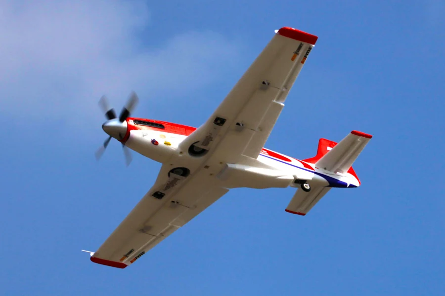Радиоуправляемый самолет 1100 мм 1 м P 51 P51 Strega 6CH 4S высокоскоростной гоночный