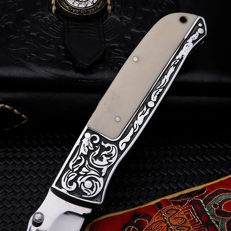 2016 Real Knives Karambit High Quality Wild Self-defense Wilderness Survival Hardness Knife With Fruit Folding Outdoor Yakeli