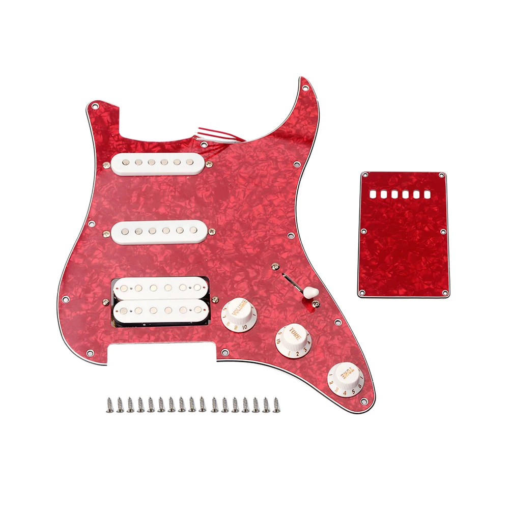 Pickguard Металл SSH загружен Прайм прочный крепкий Pickguard звукосниматели набор для fender для музыкального инструмента бас-гитара