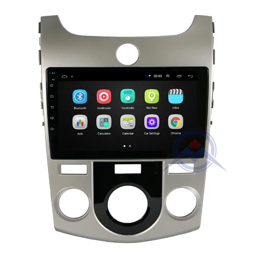 Flash Deal ZOHANAVI 9 inch Android 9.0 2.5D Car DVD GPS for KIA Forte Cerato 2008-2014 car Radio GPS navigation head unit build in wifi 1