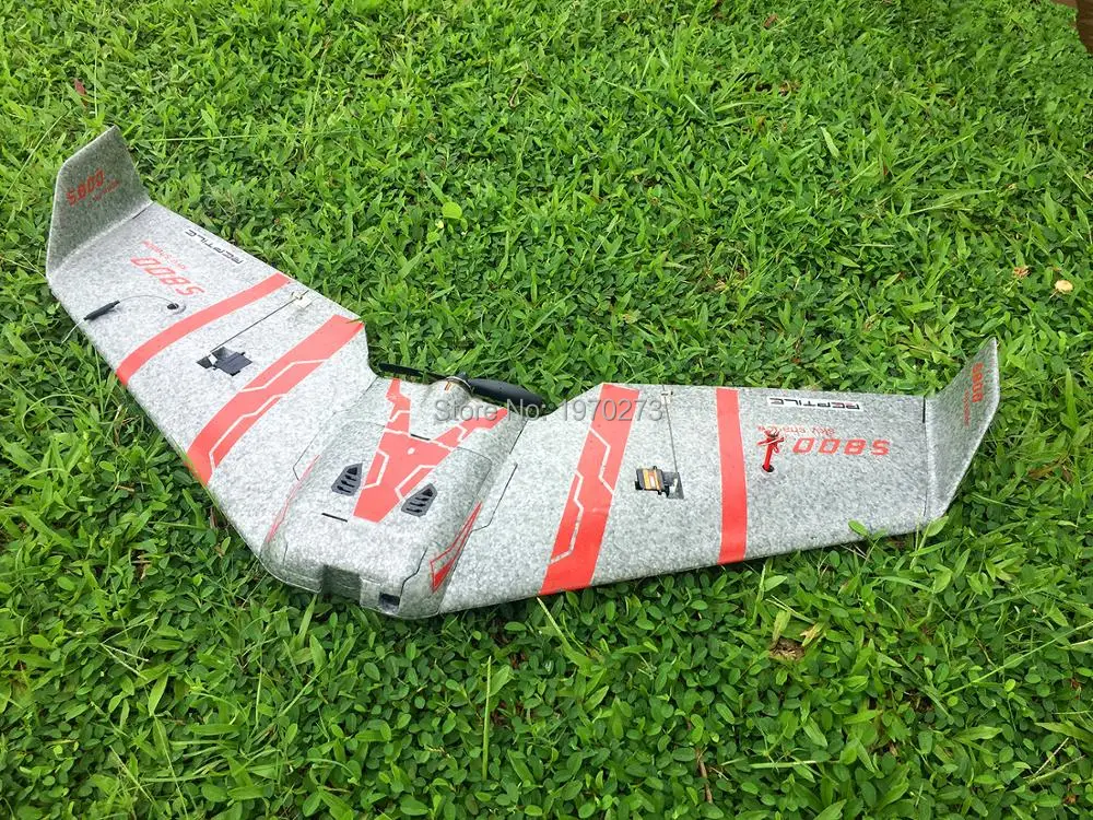 Рептилии S800 V2 SKY SHADOW 820 мм разлетающиеся серые крылья FPV EPP Flying Wing Racer PNP с системой |