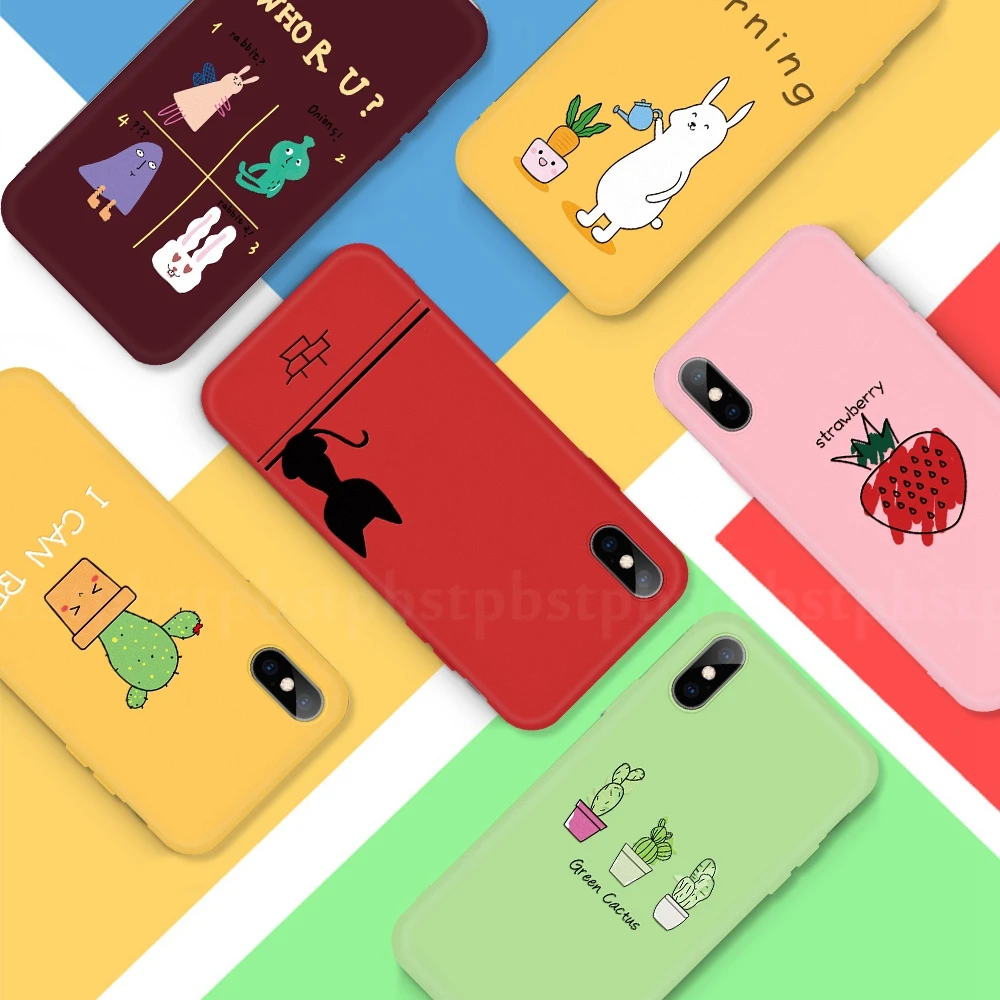 Мягкий ТПУ чехол для iPhone 7 8 6 6s Plus X 10 XR XS MAX Ультратонкий силиконовый защитный 5 5S