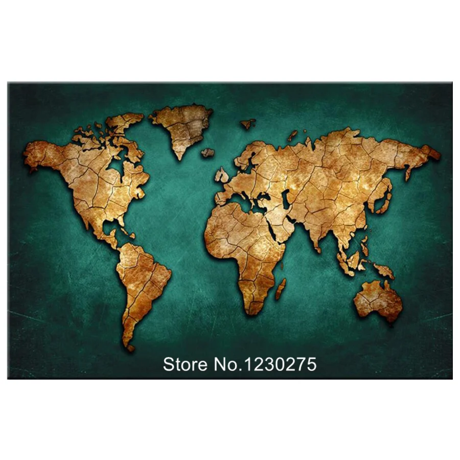 

World Map Diamond Painting Cross Stitch 5D Diy Square Mosaic Needlework Pattern Full Diamond Embroidery Kits BG180