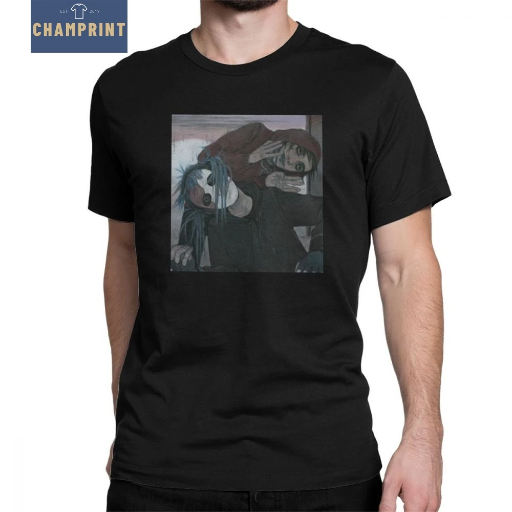 

Sally Face T Shirts for Men Cotton Fashion for Male T-Shirt Sal Fisher Mask Larry Johnson Game Tees Short Sleeve Clothing Party