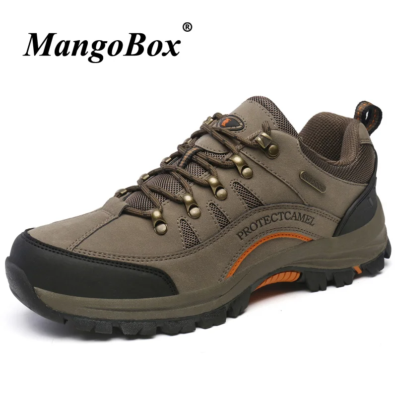 

Original Mountain Shoes Couples Khaki Army Green Trekking Sneakers For Unisex Autumn Brand Sport Shoes Outdoor Hunting Shoes