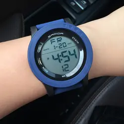Мода 2019 г. спортивные часы для мужчин водонепроницаемый Военная Униформа светодиодные цифровые наручные часы для мужской электронные Relogio
