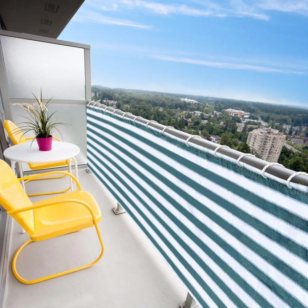 

0.75*6M Balcony Wind Sun Shield Shade Patio Outdoor Privacy Protection Net