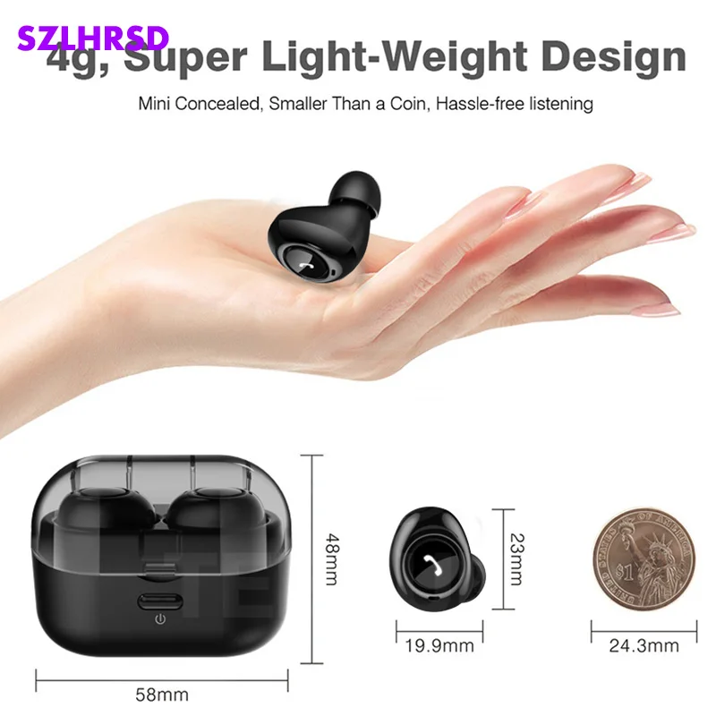 Twins Bluetooth Earphone With Charging Box Wireless Headphone With Mic For Apple iPhone XR XS Max X 8 Plus 7 6S 6 SE 5S 5 4 4S