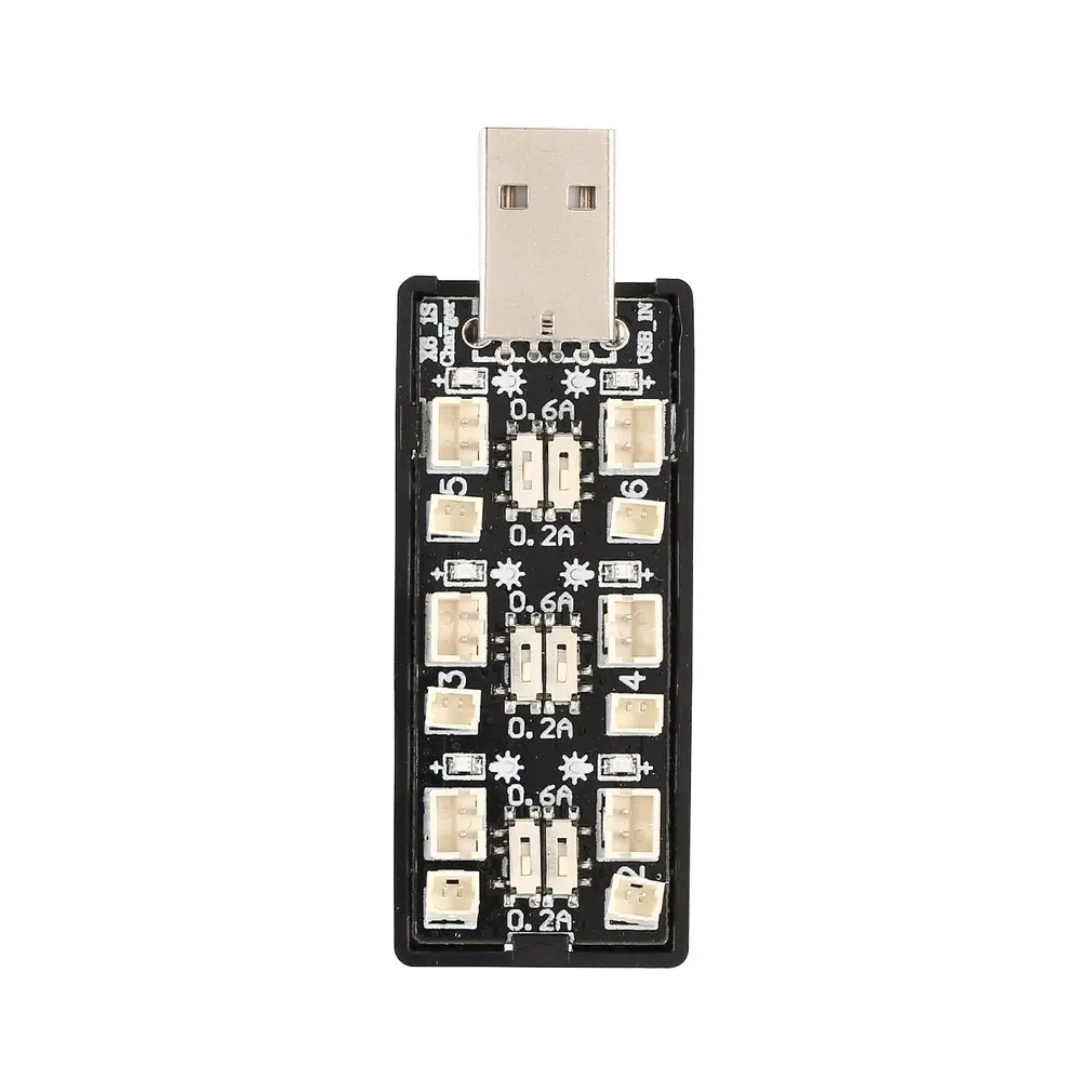 6 в 1X6 1 S USB Lipo аккумулятор параллельный интеллектуальное зарядное устройство