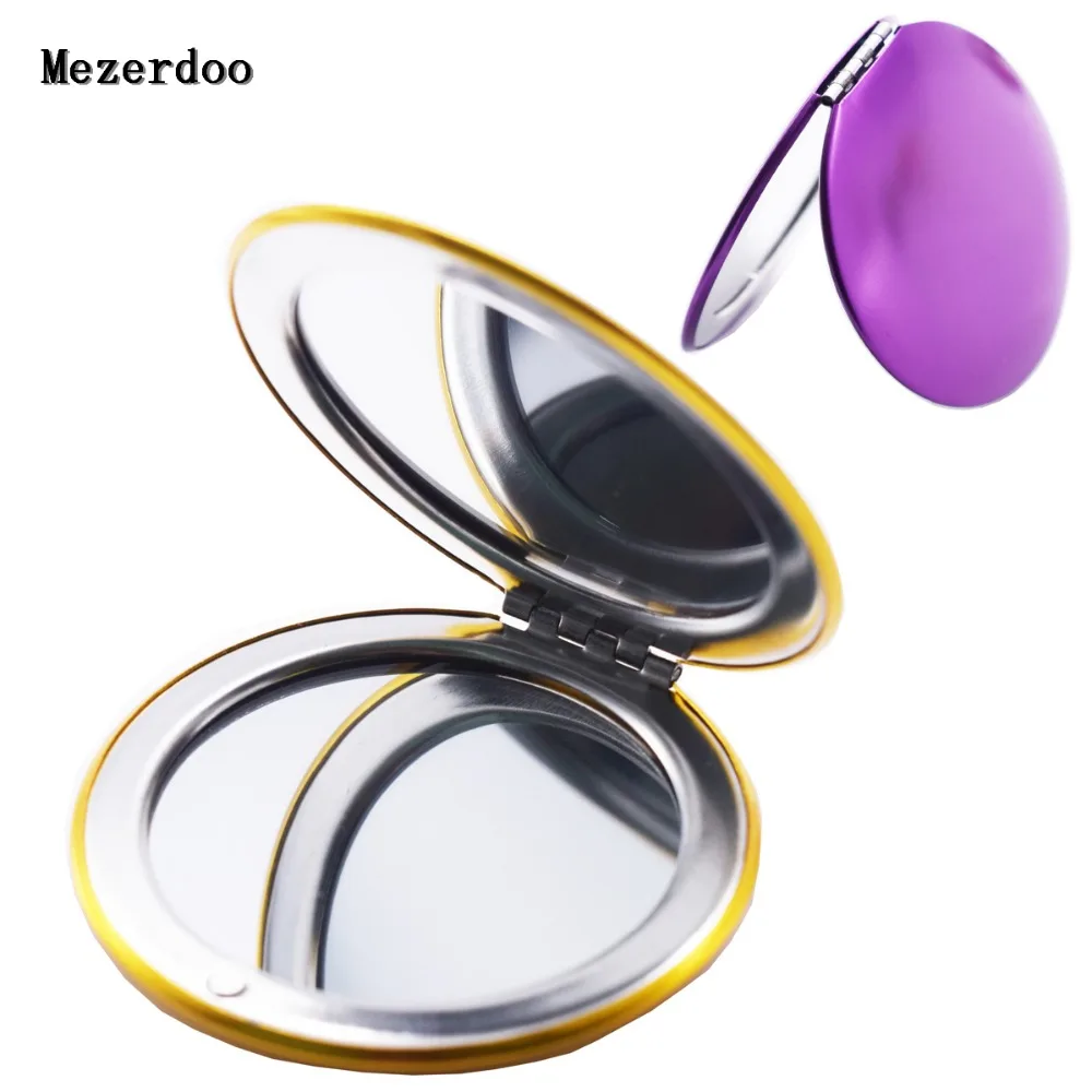 1PC Folding Make Up Compact Mirror 3x Magnifying Glass Double Faced