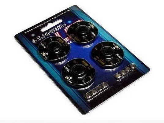 Best Price Wholesale 4pcs/set RC Model Car Dynmaic Wheel Light LED Set G.T.POWER rc car wheel light (1set) 5 color for choose free shipping