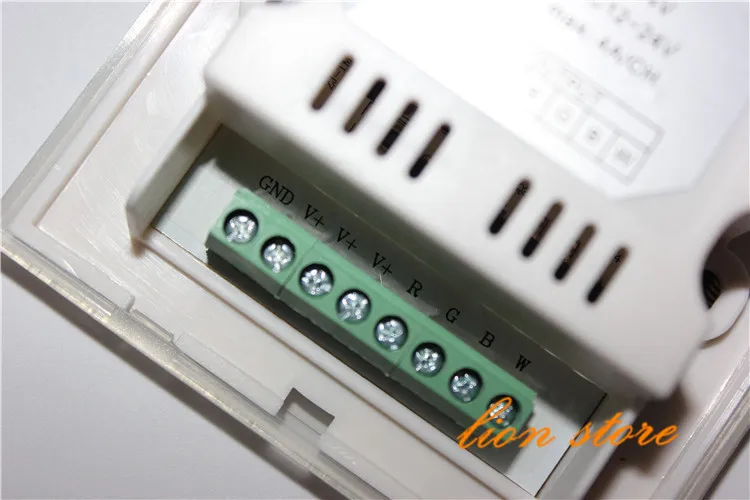 Светодиодный контроллер сенсорной панели RGBW 4 канала 12 В 24 16 А 1 шт.|dimmer wall switch|panel