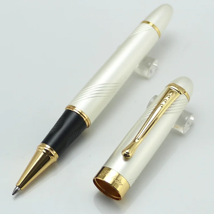 JINHAO X450 высокое качество 23 Цвета Роскошные офисные школьные канцелярские принадлежности Материал Поставки Ручка-роллер металлический позолоченный зажим - Цвет: 22