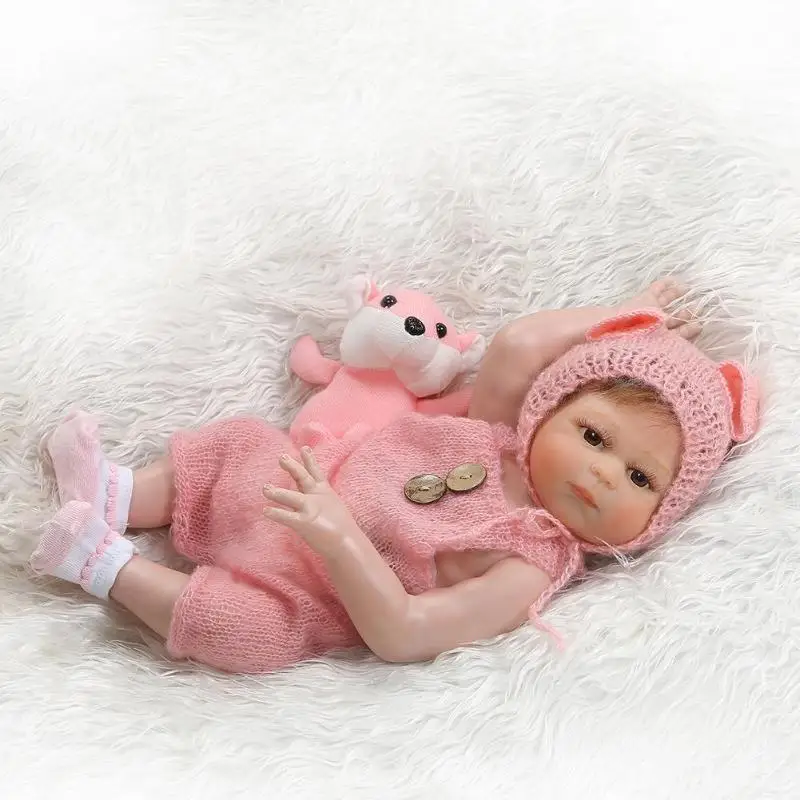 48 см мягкая виниловая имитация Reborn Baby куклы в одежде дети Реалистичная кукла-младенец для детей Фотография реквизит спящий Playmate