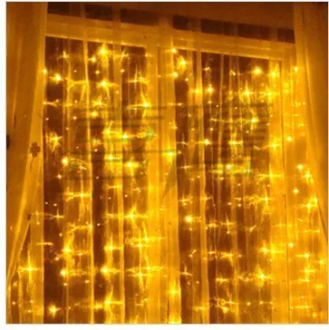 

6*3m 600LED led curtain lamp christmas lights wedding holiday decoration led lighting background light 220v/110v