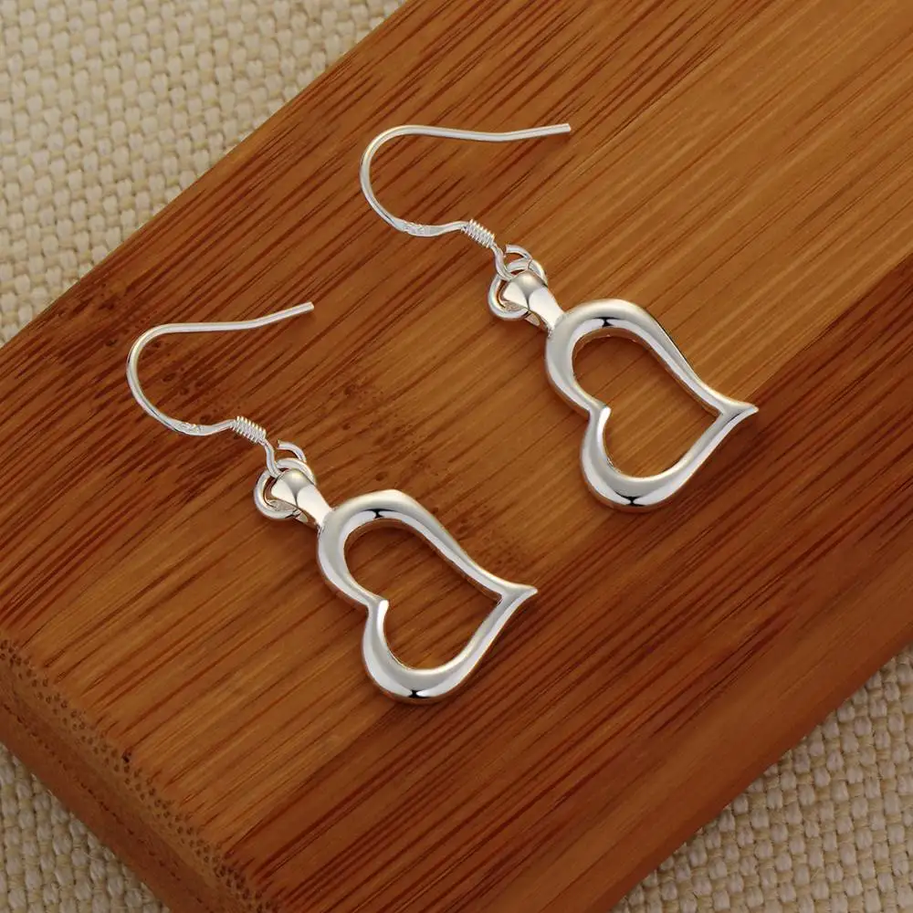 Серьги капли для женщин 2019 новинка сердце кулон серьги Рождественский подарок