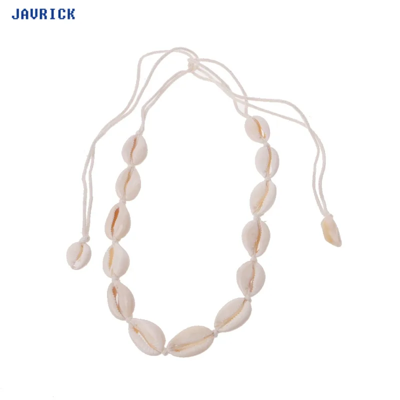 

JAVRICK Summer Beach Natural Shell Handmade Hawaii Wakiki Boho Choker Necklace For Women