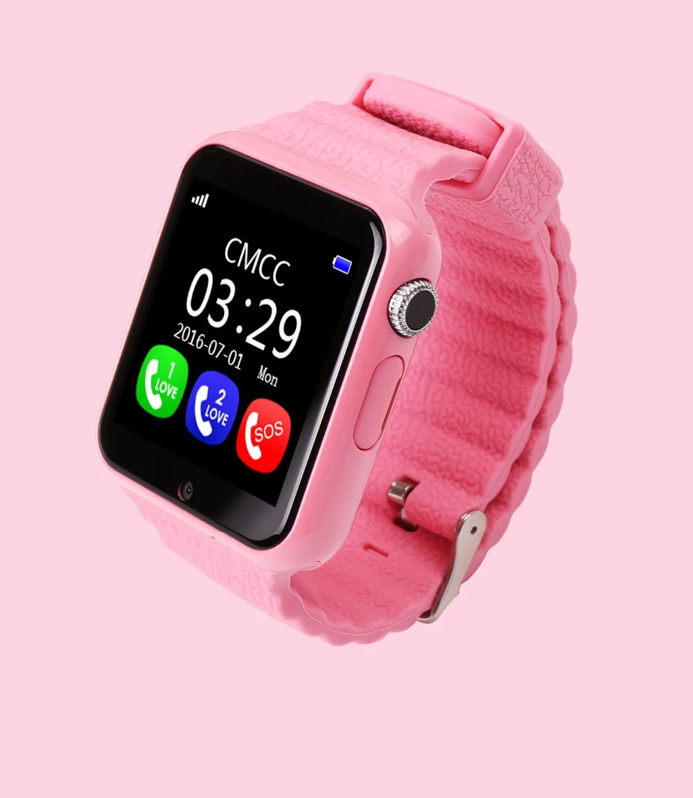 Smartch 2017 NEW GPS SmartWatch V7K Smart baby watch with camera SOS Call Location Device Tracker Anti-Lost Monitor PK Q90 Q750