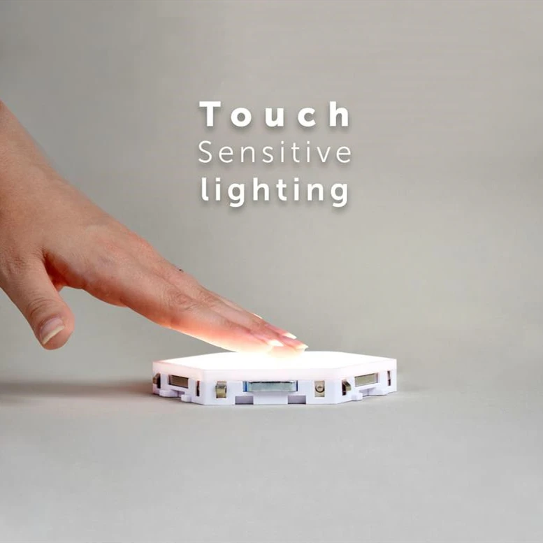  Quantum lamp led Hexagonal lamps modular touch sensitive lighting night light magnetic hexagons cre - 33011777202