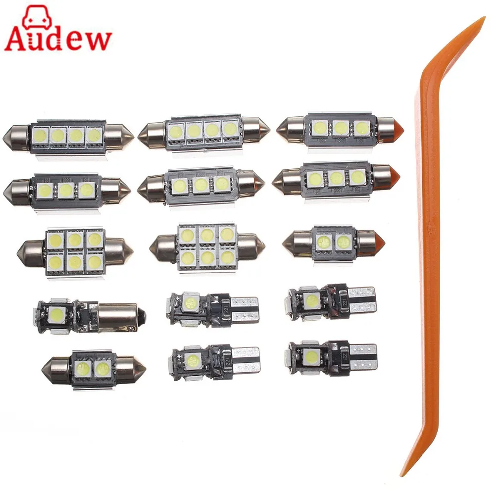 

15Pcs Canbus Car LED Interior Lights Package kit For Audi A4 B8 Avant J1 2009-2013